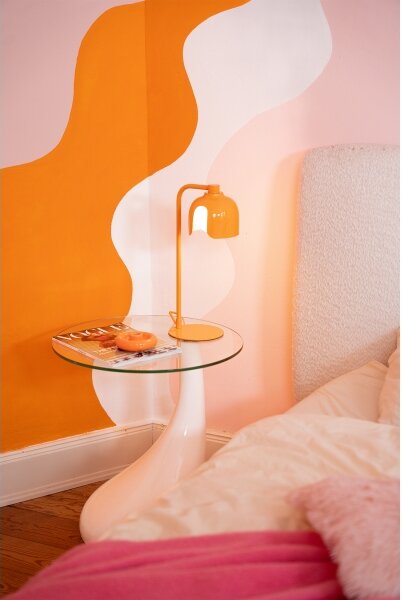 Osram - Lampă de masă DECOR COROLLE 1xG9/20W/230V portocalie