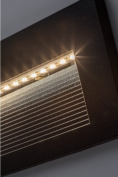 Rabalux 77190 - Aplica de perete pentru exterior KAVALA, LED 6W, 230V, IP65, negru