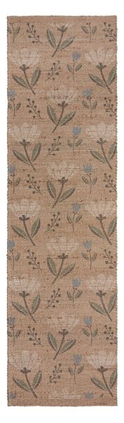 Covor tip traversă în culoare naturală handmade din amestec de iută 60x230 cm Arriana – Flair Rugs