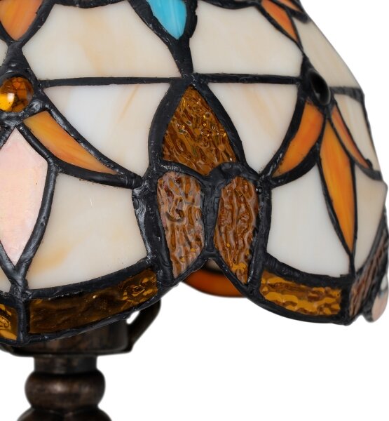 Brilagi - Lampă de masă Tiffany din vitralii MIRABELLA 1xE27/60W/230V