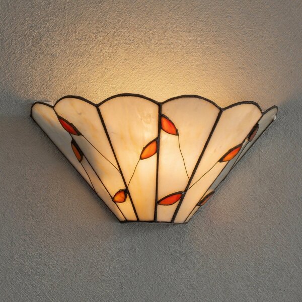 Brilagi - Aplică de perete Tiffany FOLIA 1xE14/40W/230V