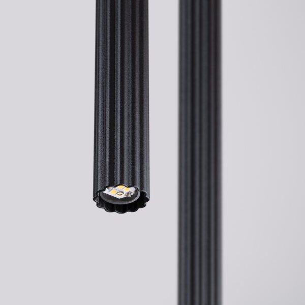 Sollux SL.1867 - Lustră suspendată pe cablu ARCHE, 2x soclu G9, 8 W, 230 V, neagră