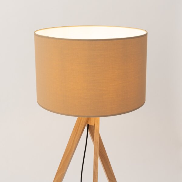Sollux SL.1905 - Lampă de podea NATT 1xE27/15W/230V taupe
