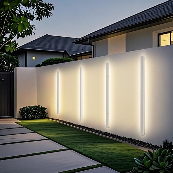 Brilagi - Aplică LED de exterior LINEAR, 32W, 230V, 3000K, IP65, 140 cm, albă, CRI 90