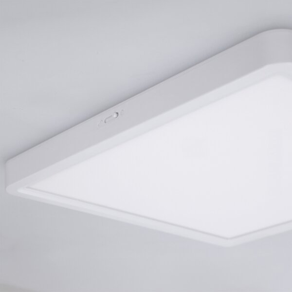 Brilagi - Plafonieră LED reglabilă ESTELA SQUARE, 36 W, 230 V, 31 x 31 cm, alb + telecomandă