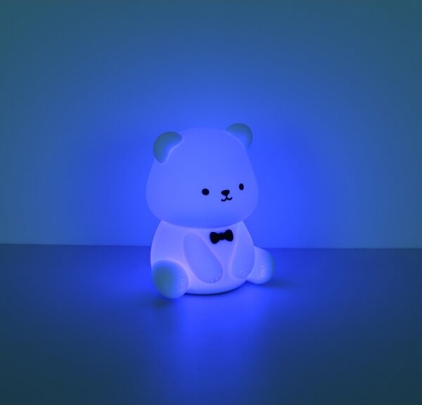 Globo 2870 - Lampă de veghe pentru copii TEDDY, LED RGBW reîncărcabilă, cu reglare a luminozității, LED 1W, 5V, 1200 mAh, ursuleț