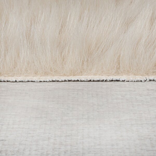 Blană crem sintetică 80x150 cm Waffle Faux Fur – Flair Rugs