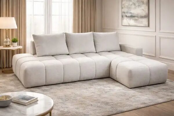 Coltar extensibil modern Boucle Alda