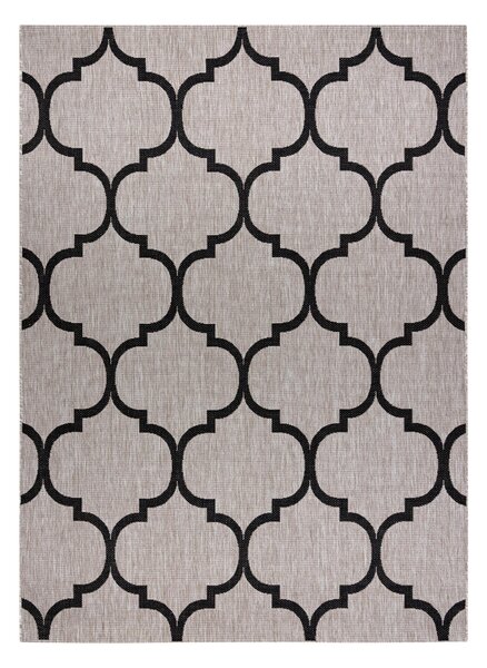 Covor sisal Floorlux 20608 marocani trellis argintiu si negru - SECUNDAR-COTATI PRODUSUL