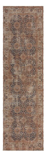 Covor tip traversă în culoare naturală handmade din amestec de iută 60x230 cm Miley – Flair Rugs