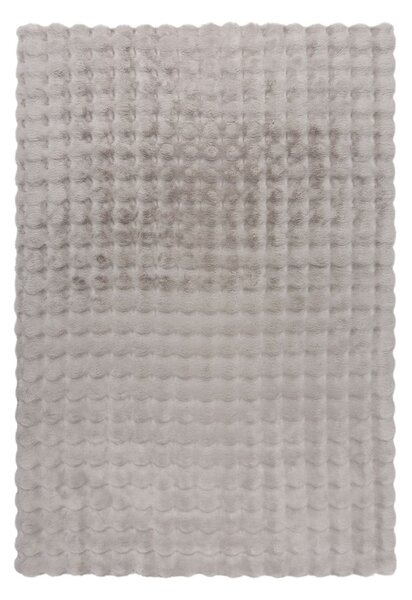 Blană gri deschis sintetică 180x290 cm Waffle Faux Fur – Flair Rugs