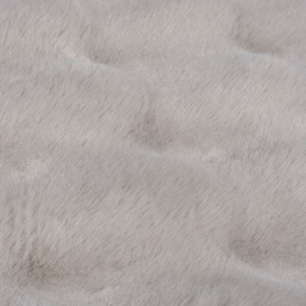 Blană gri deschis sintetică 180x290 cm Waffle Faux Fur – Flair Rugs