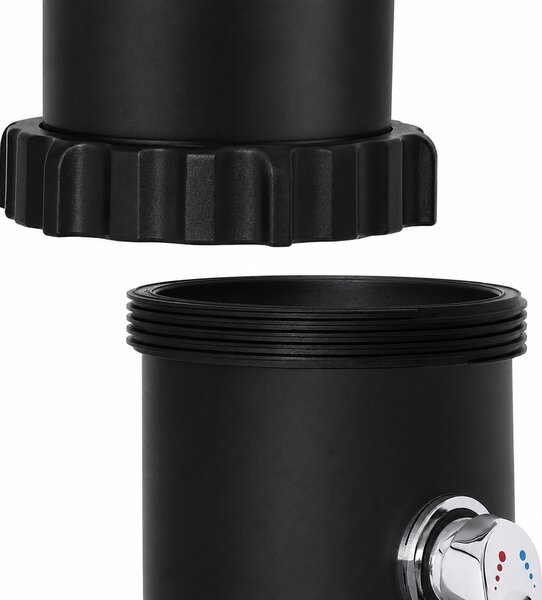Duș solar KARIBIK, 35 l, negru Jurhan