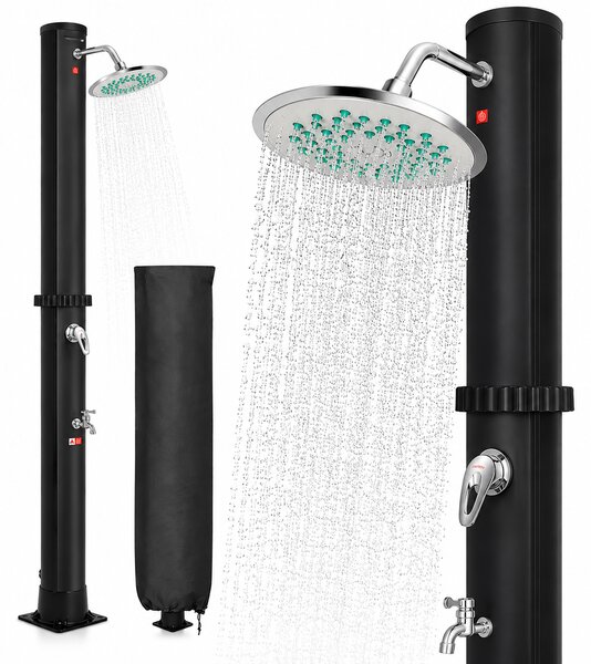 Duș solar KARIBIK, 35 l, negru Jurhan