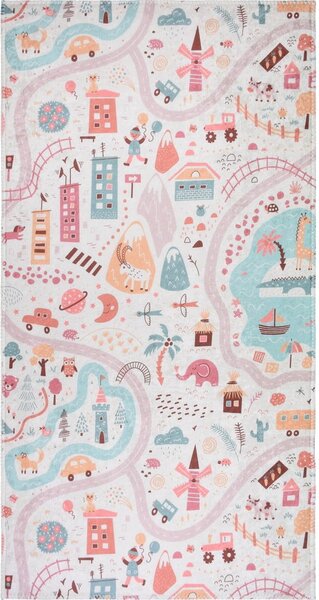 Covor pentru copii 80x150 cm Pastel Neighborhood – Vitaus