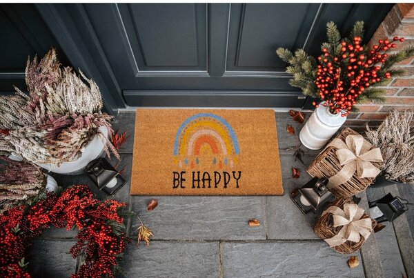 Covoraș de intrare din fibre de nucă de cocos 40x70 cm Be Happy – Hanse Home