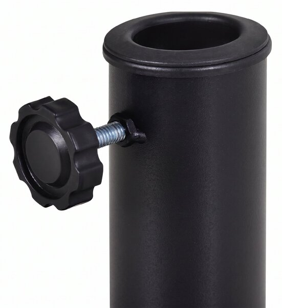 Outsunny Bază pentru Umbrelă Semicirculară de Ø38 mm si Ø48 mm cu Manivelă, 50x31x32 cm, Negru | Aosom Romania