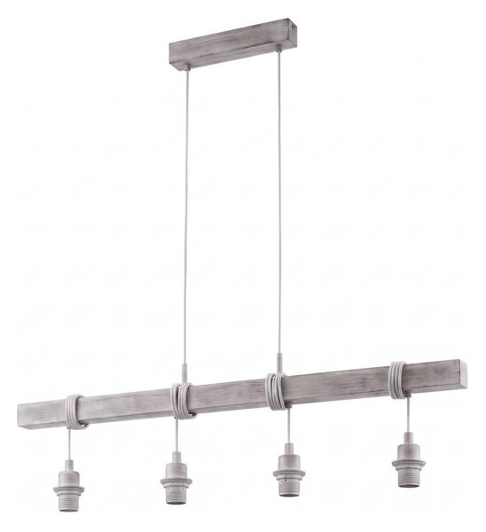 Eglo - Cablu de alimentare TOWNSHEND 4xE27/60W/230V pin/gri
