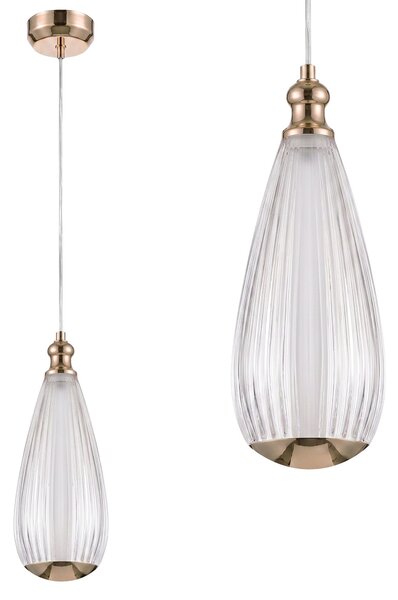 Lampă suspendată de tavan LHJ120-CP light rose gold