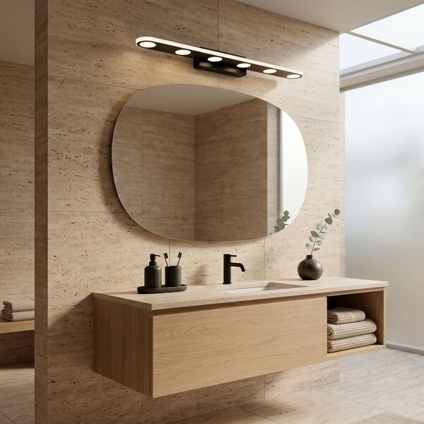 Aplică LED pentru baie SWE055-W BLACK