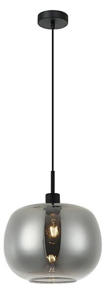 Lampă suspendată pe cablu ALAN 1xE27/40W/230V negru fumuriu