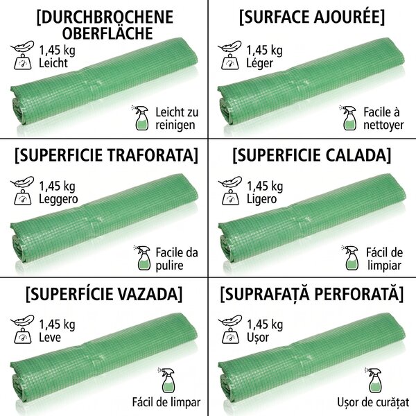 Outsunny Mini Seră Portabilă cu Uși Mari cu Fermoar și Acoperiș din PE pentru Protecție Împotriva Apei/UV, 180x90x90 cm, Verde | Aosom Romania