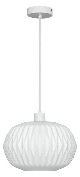 Lustră pe cablu CARSON 1xE27/40W/230V, albă