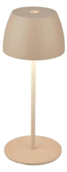 Briloner - Lampă de masă LED MINI, dimabilă, reîncărcabilă, cu control tactil, pentru exterior LED/2,5W/5V IP44 1800 mAh bej