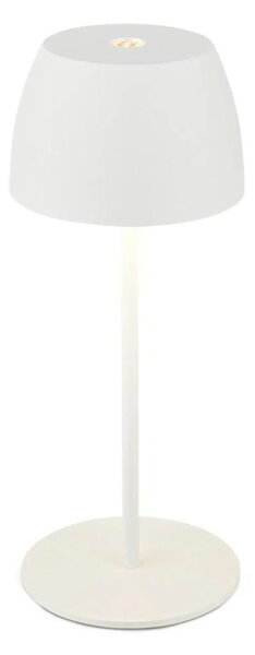Briloner - Lampă de masă LED MINI, dimabilă, reîncărcabilă, cu control tactil, pentru exterior, LED/2,5W/5V IP44 1800 mAh alb