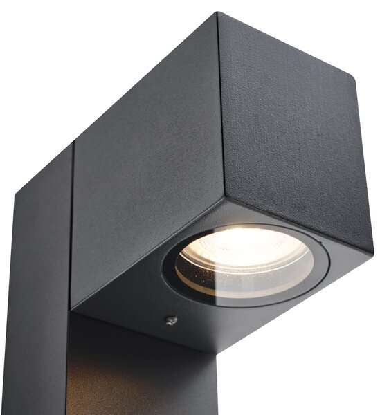 Lampă de exterior neagră cu țăruș de sol și presetupe 65cm inclusiv soclu IP44 - Baleno