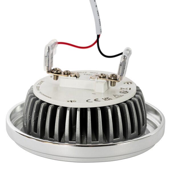 Set de 5 becuri LED G53 reglabile AR111 12W 600lm 2700K