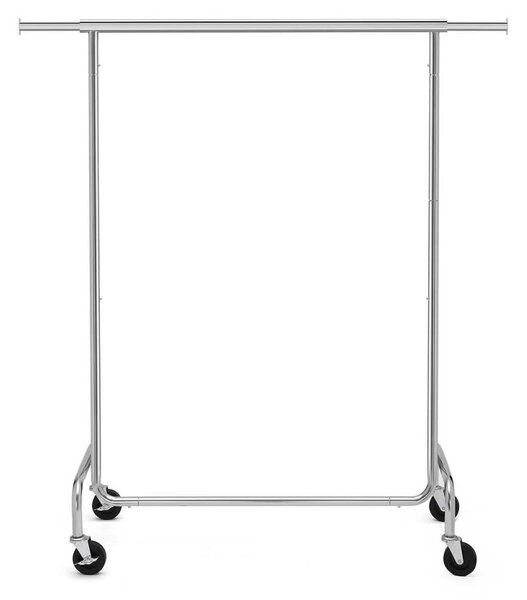 Suport pentru haine cu roti, Songmics, 130 kg, HSR11S, Silver