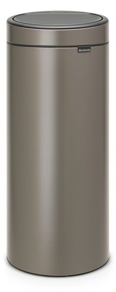 Coș de gunoi gri cu senzori de atingere din oțel 30 l Touch Bin – Brabantia