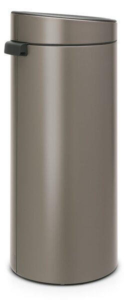 Coș de gunoi gri cu senzori de atingere din oțel 30 l Touch Bin – Brabantia
