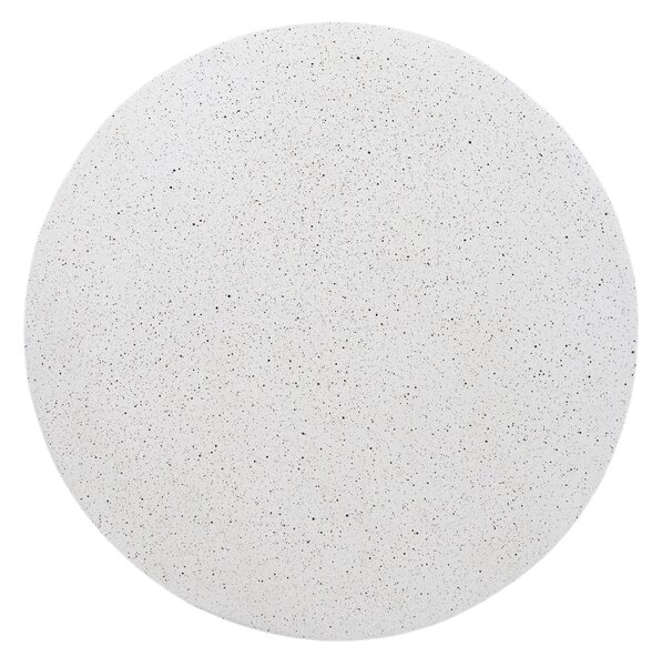 Măsuță de cafea rotundă Sintro 54 cm - terrazzo alb