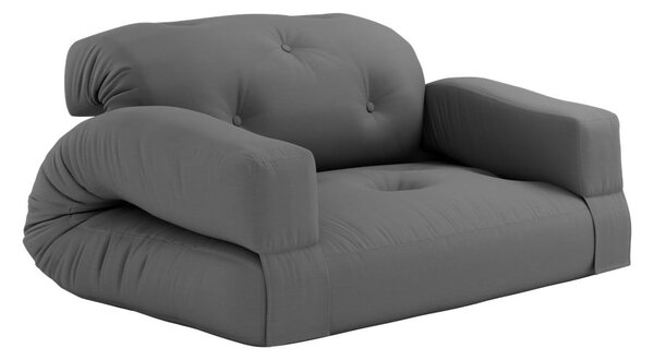 Canapea extensibilă adecvată pentru exterior Karup Design Design OUT™ Hippo Dark Grey, gri închis