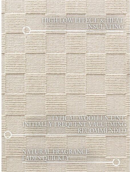 Covor crem țesut manual din lână 200x300 cm Scala – Villeroy&Boch