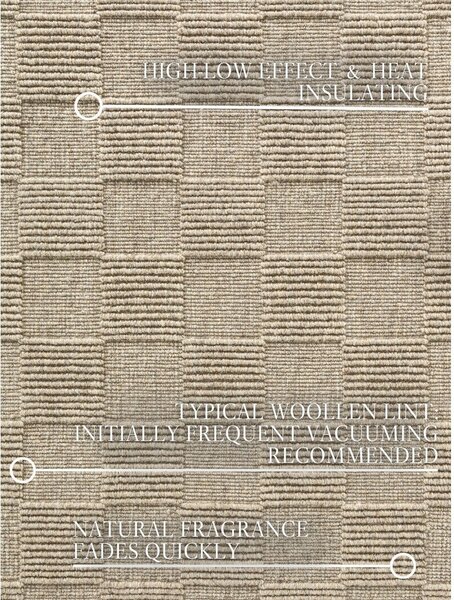 Covor bej țesut manual din lână 120x170 cm Scala – Villeroy&Boch