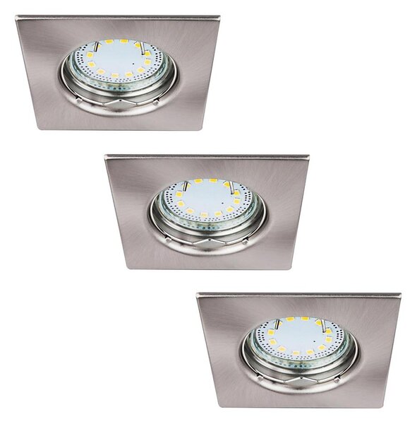 Rabalux 1054 - Set 3 spoturi LED încastrate LITE, 3x GU10-LED/3W/230V