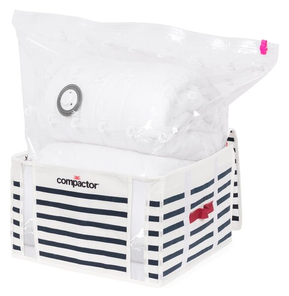 Cutie de depozitare cu vid pentru haine Compactor Mariniere, 125 l