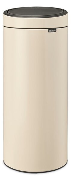 Coș de gunoi bej cu senzori de atingere din oțel 30 l Touch Bin – Brabantia
