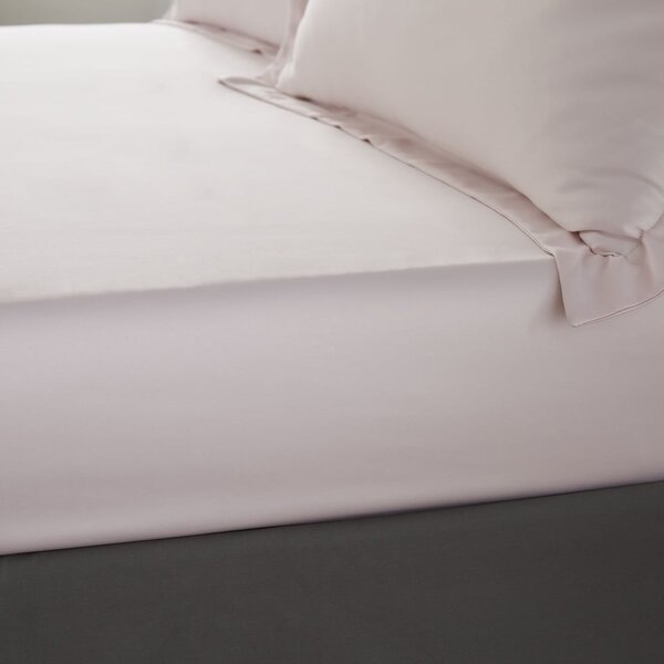 Cearceaf roz cu elastic 90x190 cm Silky Soft - Catherine Lansfield