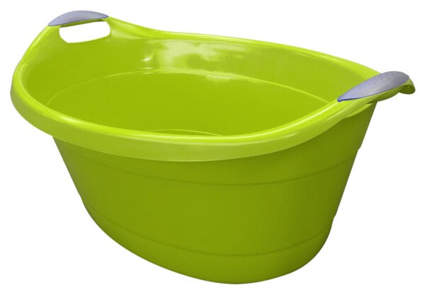 Lighean cu manere 14L, verde, Kaja