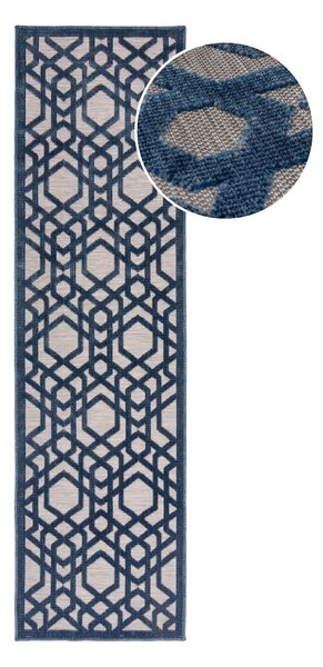 Covor de exterior albastru 230x66 cm Oro - Flair Rugs