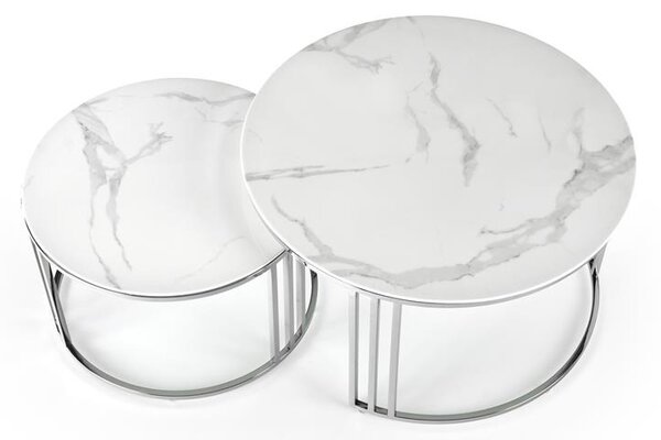 Set de măsuțe de cafea rotunde Mercury 2