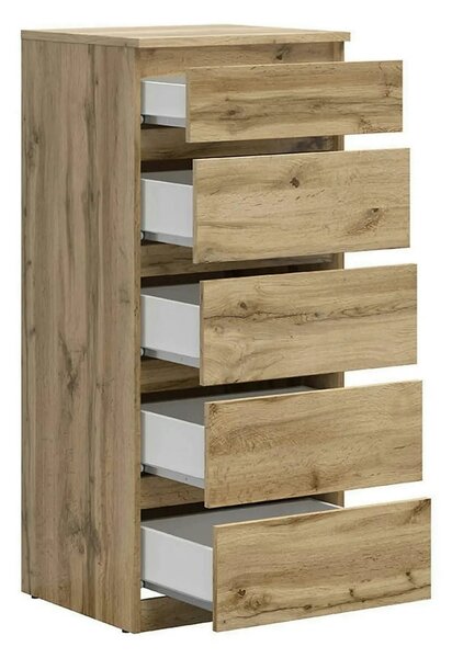 Comoda TETRIX, stejar wotan, PAL, 50x45x115 cm