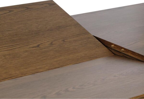 Masă de dining extensibilă Bari, stejar fumuriu (190-290 cm)