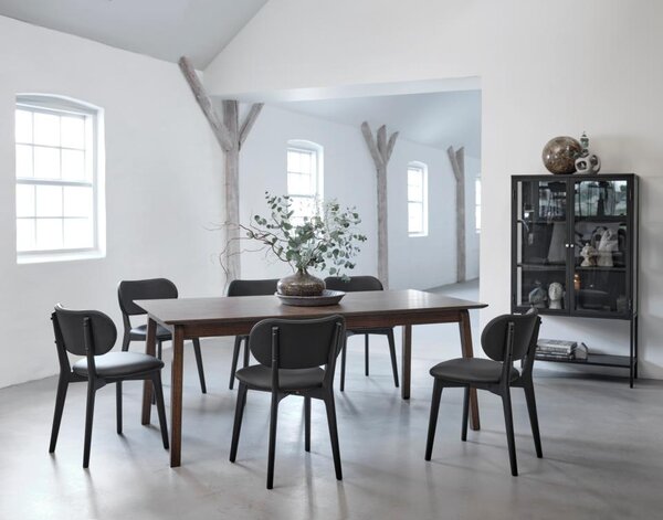 Masă de dining extensibilă Bari, stejar fumuriu (190-290 cm)