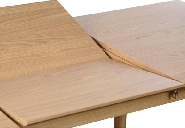 Masă de dining extensibilă Bari, stejar natural (190-290 cm)
