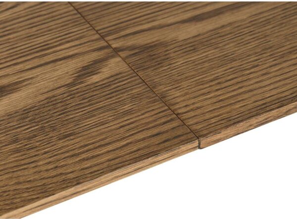 Masă de dining extensibilă Bari, stejar fumuriu (190-290 cm)